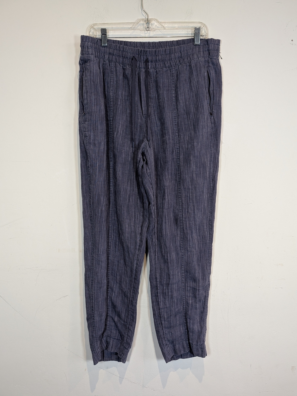 Athleta Men's Navy Textured Drawstring Joggers, Size M
